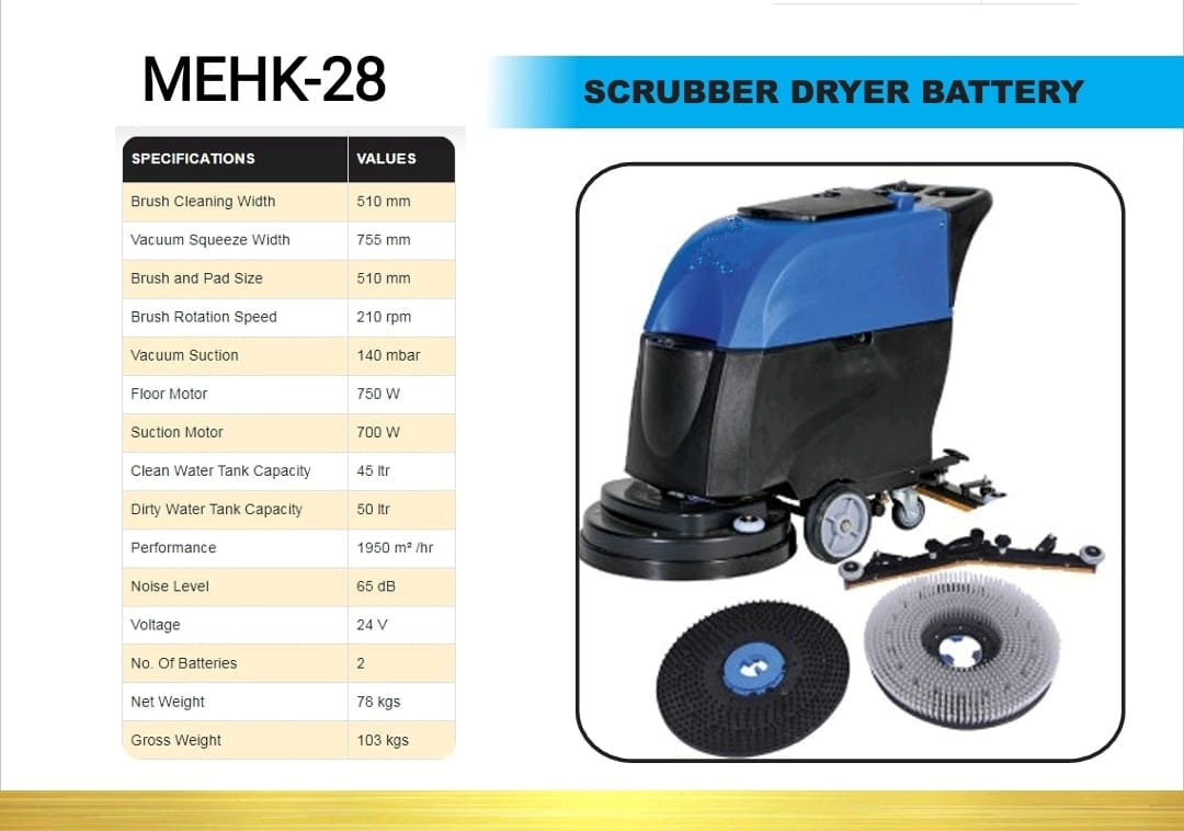 SCRUBBER DRYER BATTERY